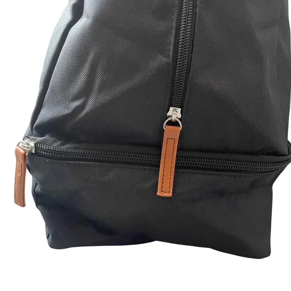 DSW Black and Brown‎ Weekender Bag with Shoe Compartment